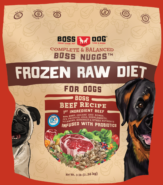 Boss Dog Beef Frozen Diet