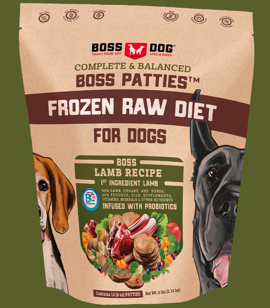 Boss Dog Lamb Frozen Diet