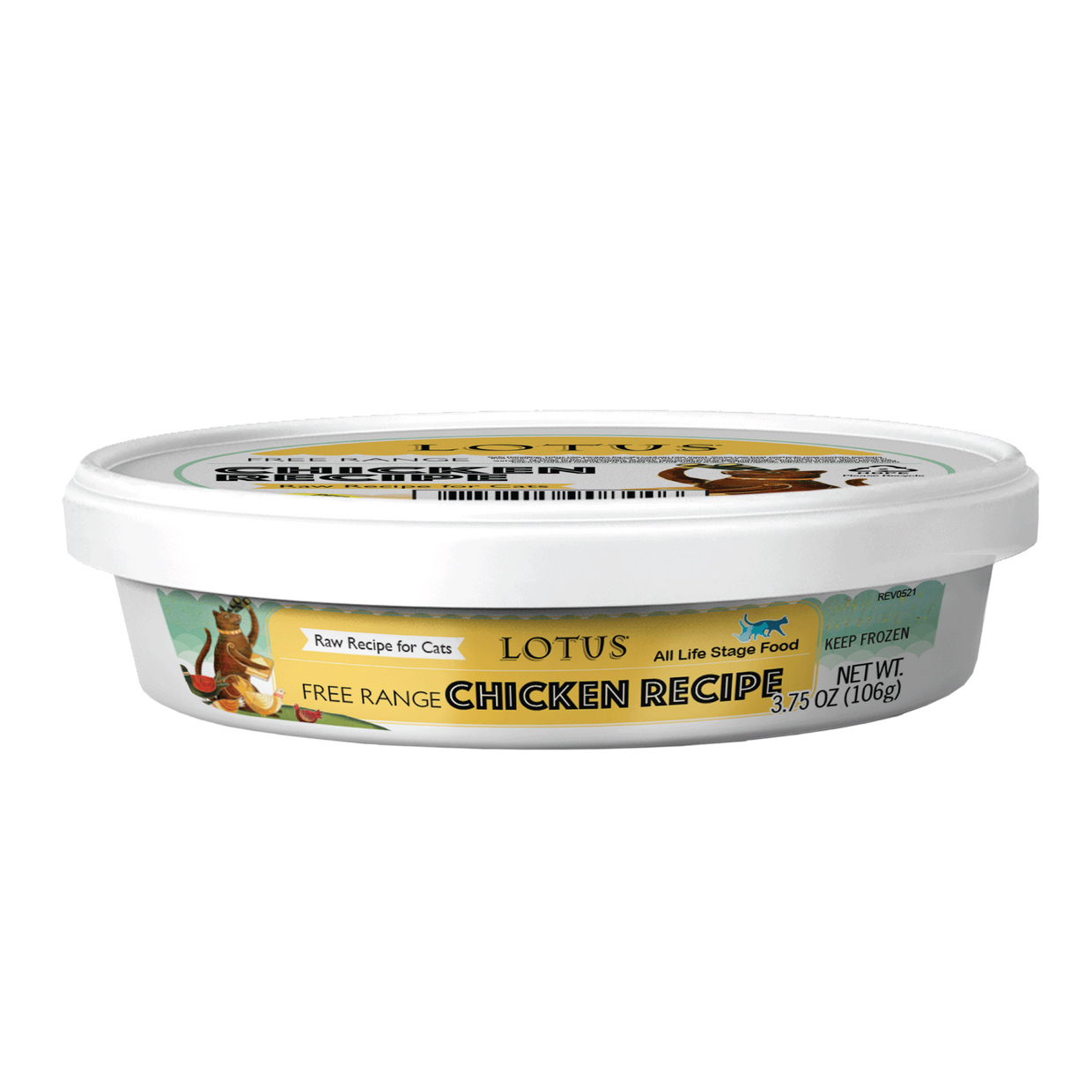 Lotus Raw Chicken Frozen Cat Food