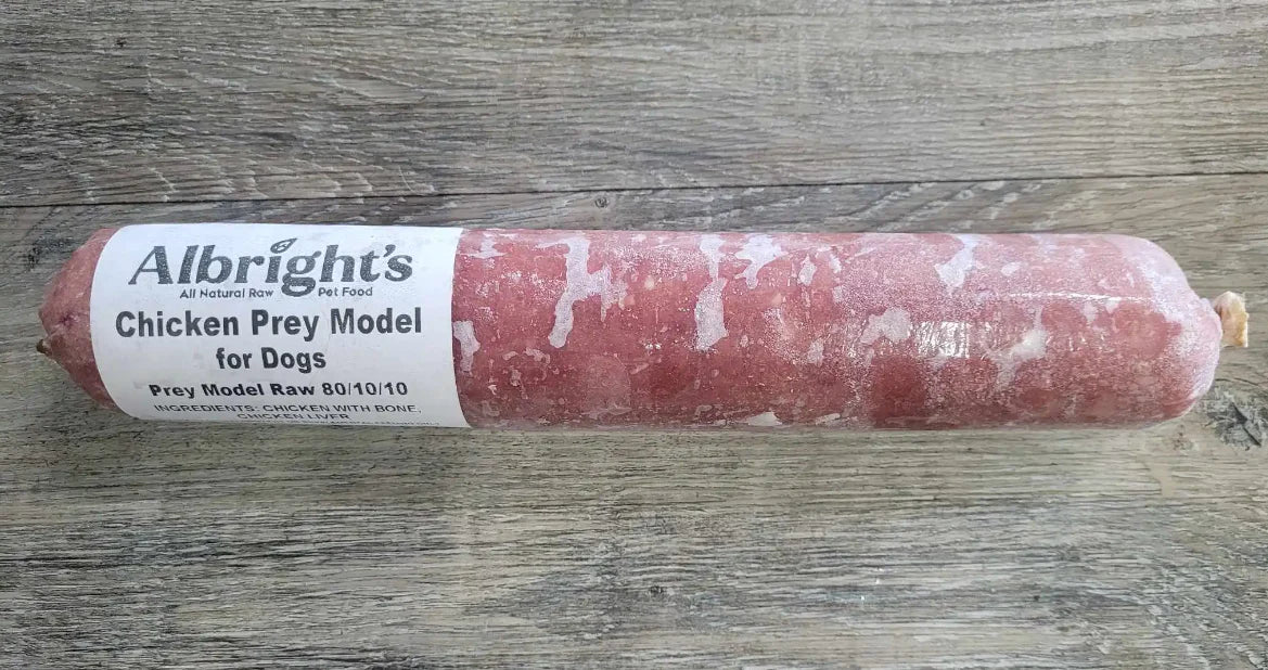 Albright's Chicken, Raw Dog Food