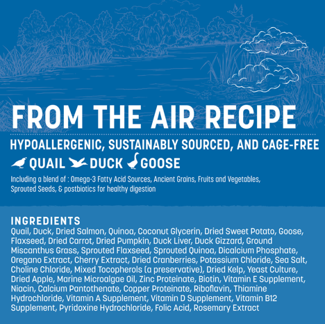 Earth Animal Air-Dried Dog Food - From The Air Recipe
