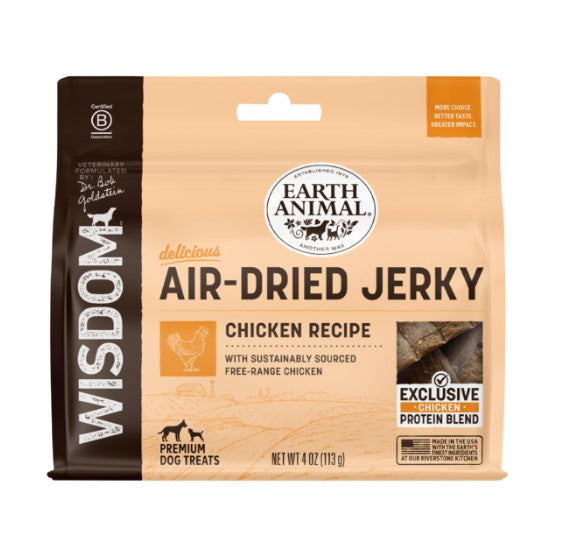 Earth Animal Wisdom Air Dried Jerky - Chicken