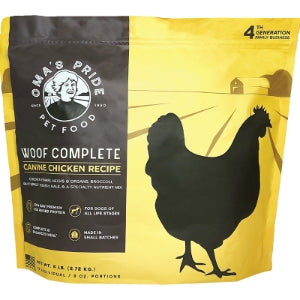 Oma's Pride Woof Complete Chicken Recipe