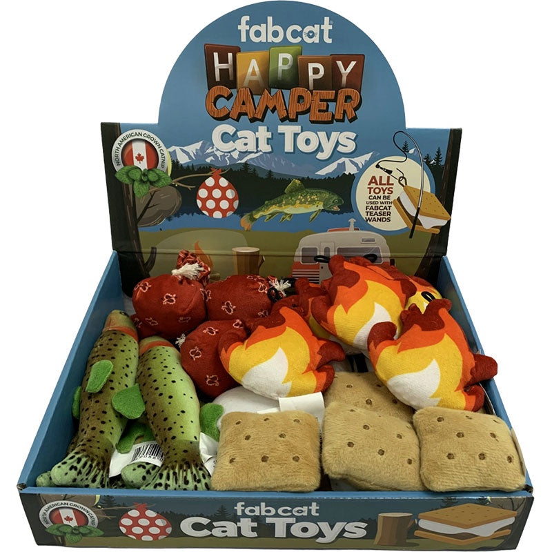 FABCAT TEASER HAPPY CAMPER FIRE