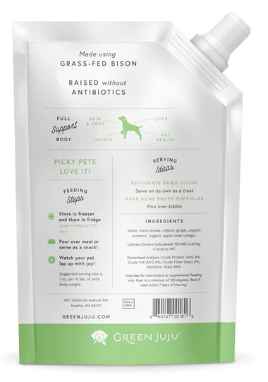 Green Juju Bison Bone Broth