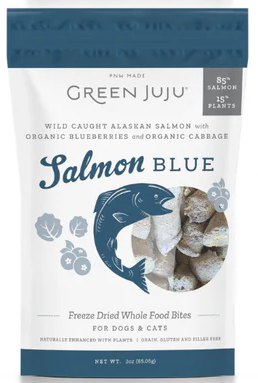 Green Juju Freeze-Dried Salmon Blue Bites