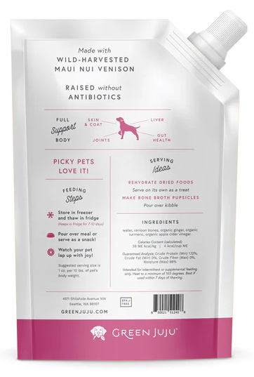 Green JuJu Venison Bone Broth