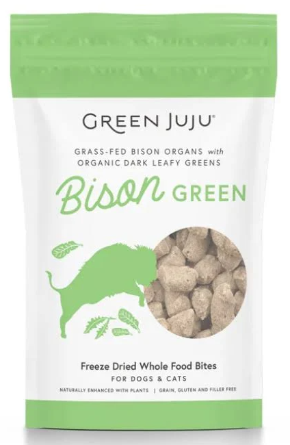 Green Juju Freeze-Dried Bison Green Bites