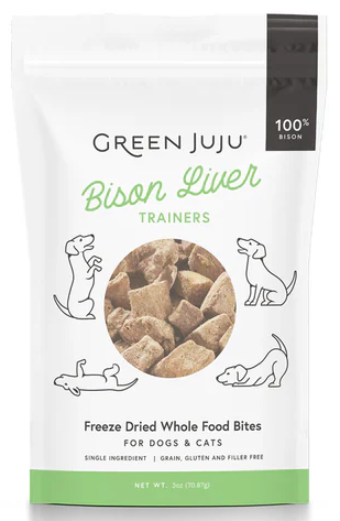 Green Juju Freeze-Dried Bison Liver Training Treats