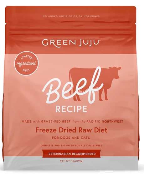 Green JuJu Freeze Dried Raw Beef Recipe