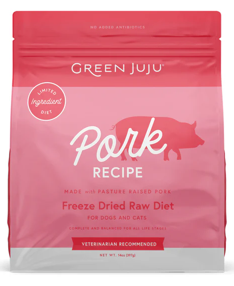 Green JuJu Freeze Dried Raw Pork Recipe
