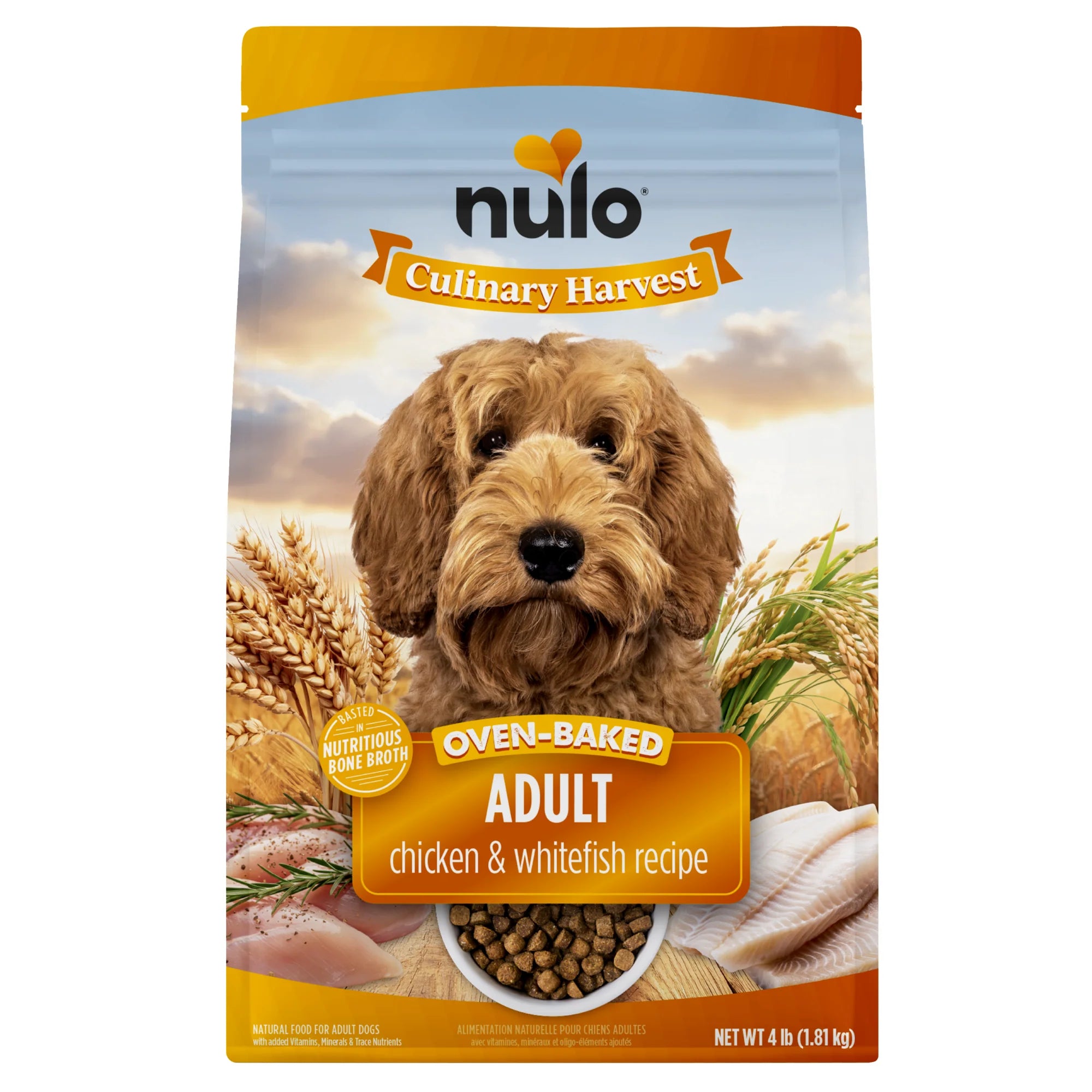 Nulo Culinary Harvest Chicken & Whitefish Oven Baked Kibble