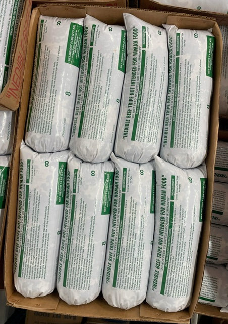 Ross-Wells Beef Tripe - 5lbs Rolls Full Shipping Box NO Dry Ice (9 Rolls)