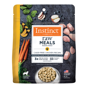 Instinct Raw Meals Cage-Free Chicken Recipe Grain- Free Freeze Dried Dog Food