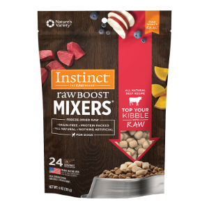 Instinct Dog Raw Boost Mixers- Grain Free Beef