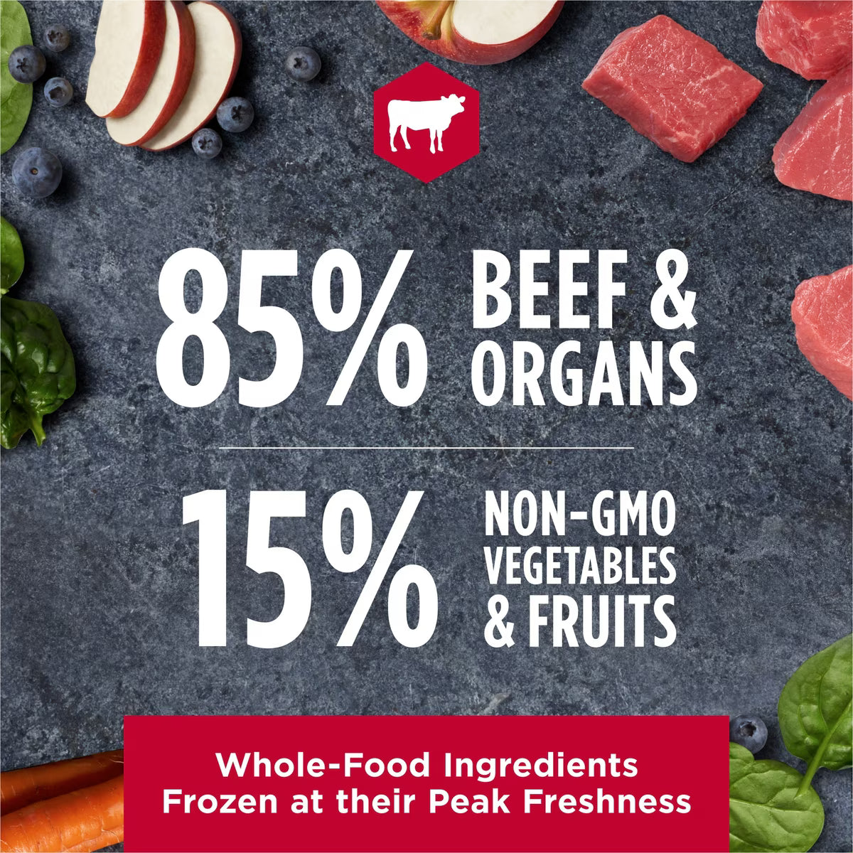 Instinct Frozen Raw Real Beef Bites