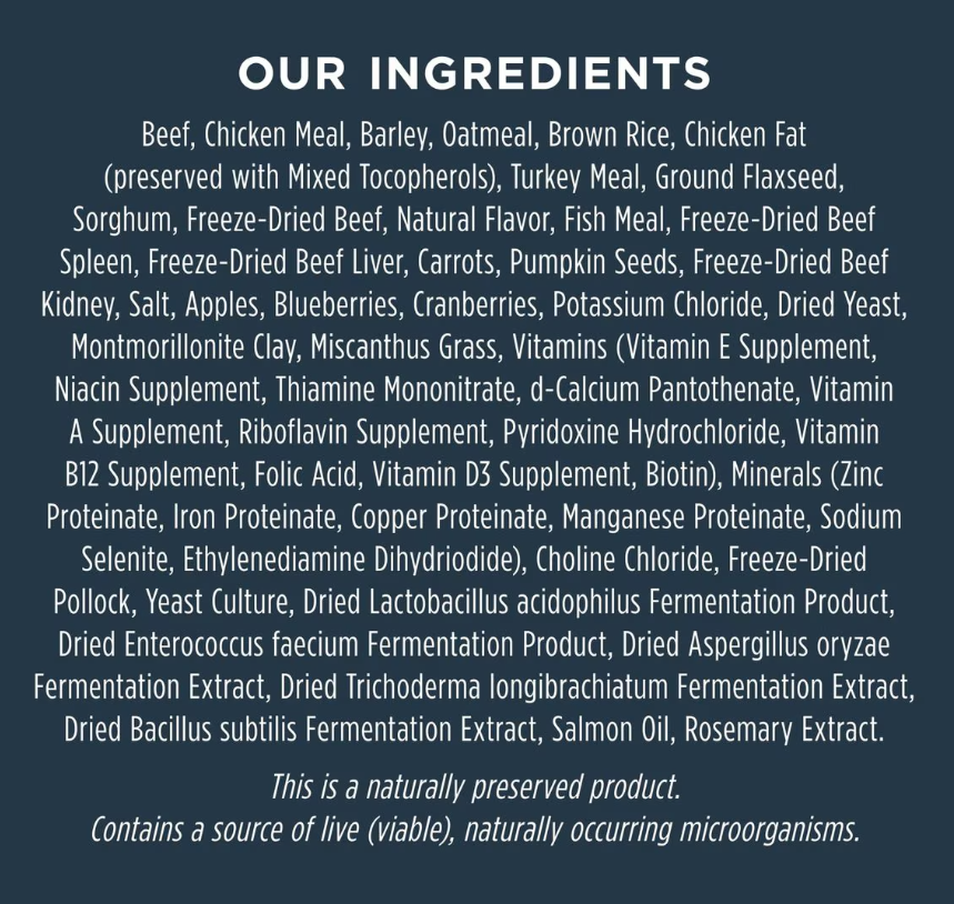 Instinct Dog Raw Boost Whole Grain Beef and Barley