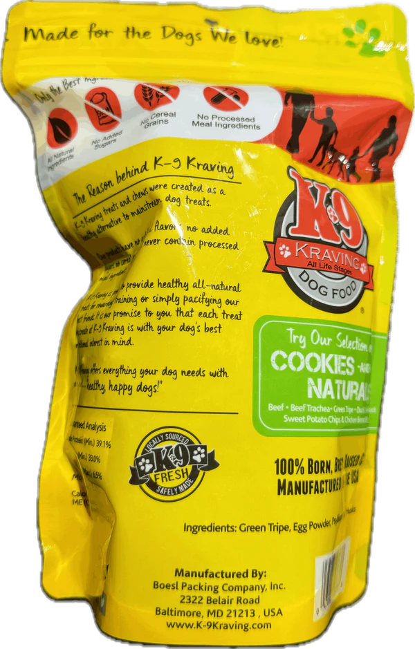 K-9 Kraving Cookies - Green Tripe