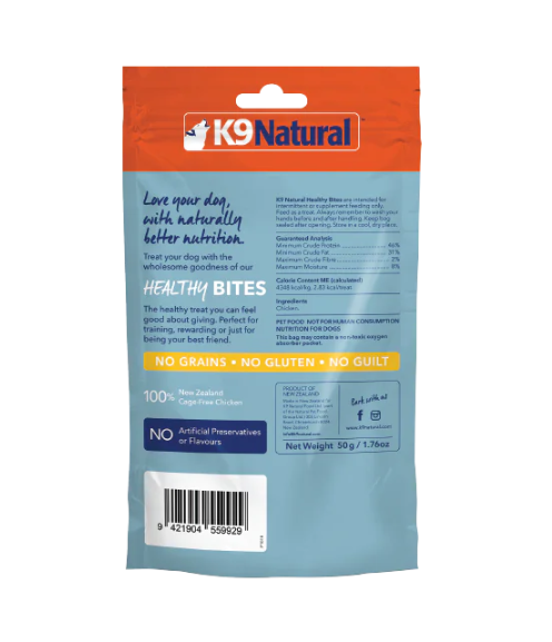 K9 Natural Chicken Healthy Bites Dog Treats