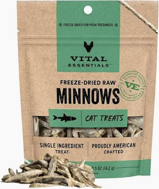 Vital Essentials Freeze Dried Raw Minnows Cat Treat