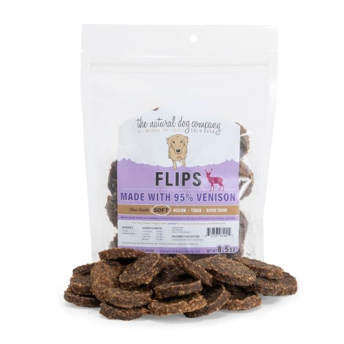 The Natural Dog Company Venison Flips
