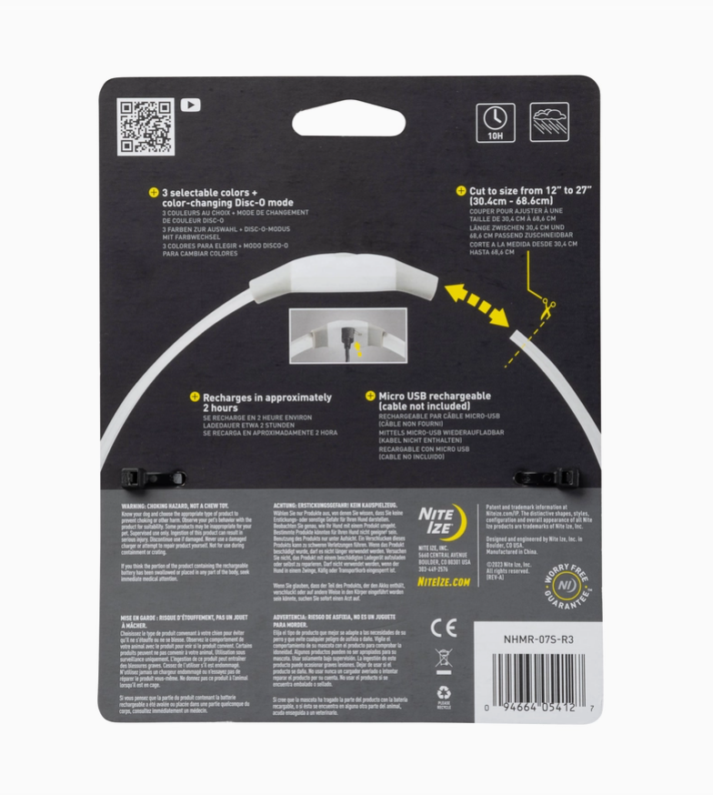 NiteIze Nite Howl Rainbow LED Safety Necklace