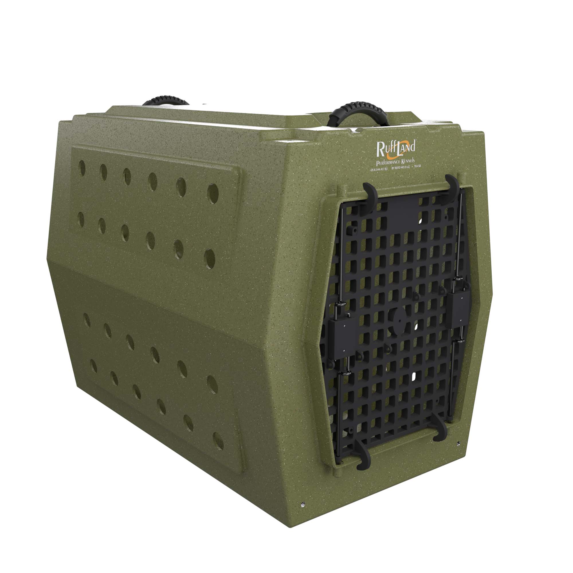 Ruff Land Performance Kennel - OD Green