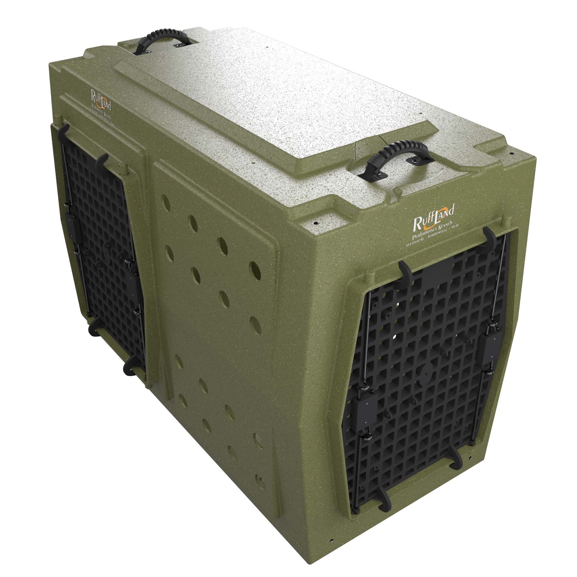 Ruff Land Performance Kennel - OD Green
