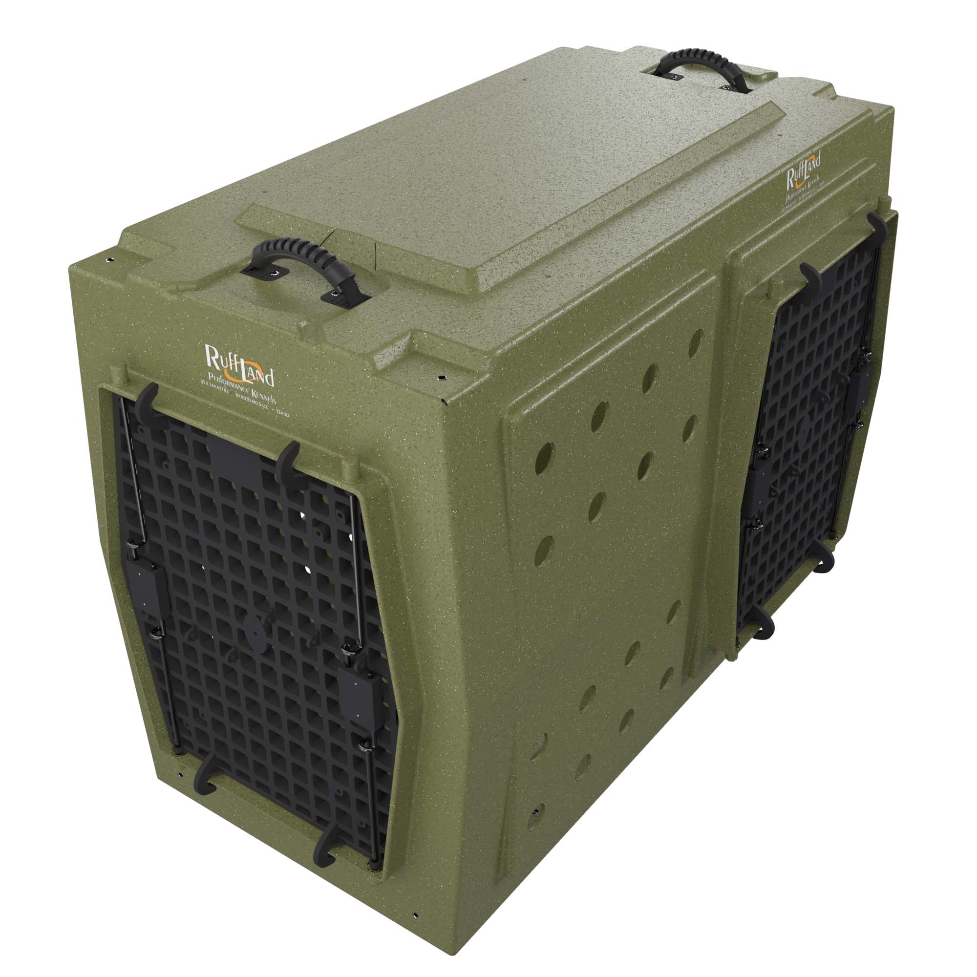 Ruff Land Performance Kennel - OD Green