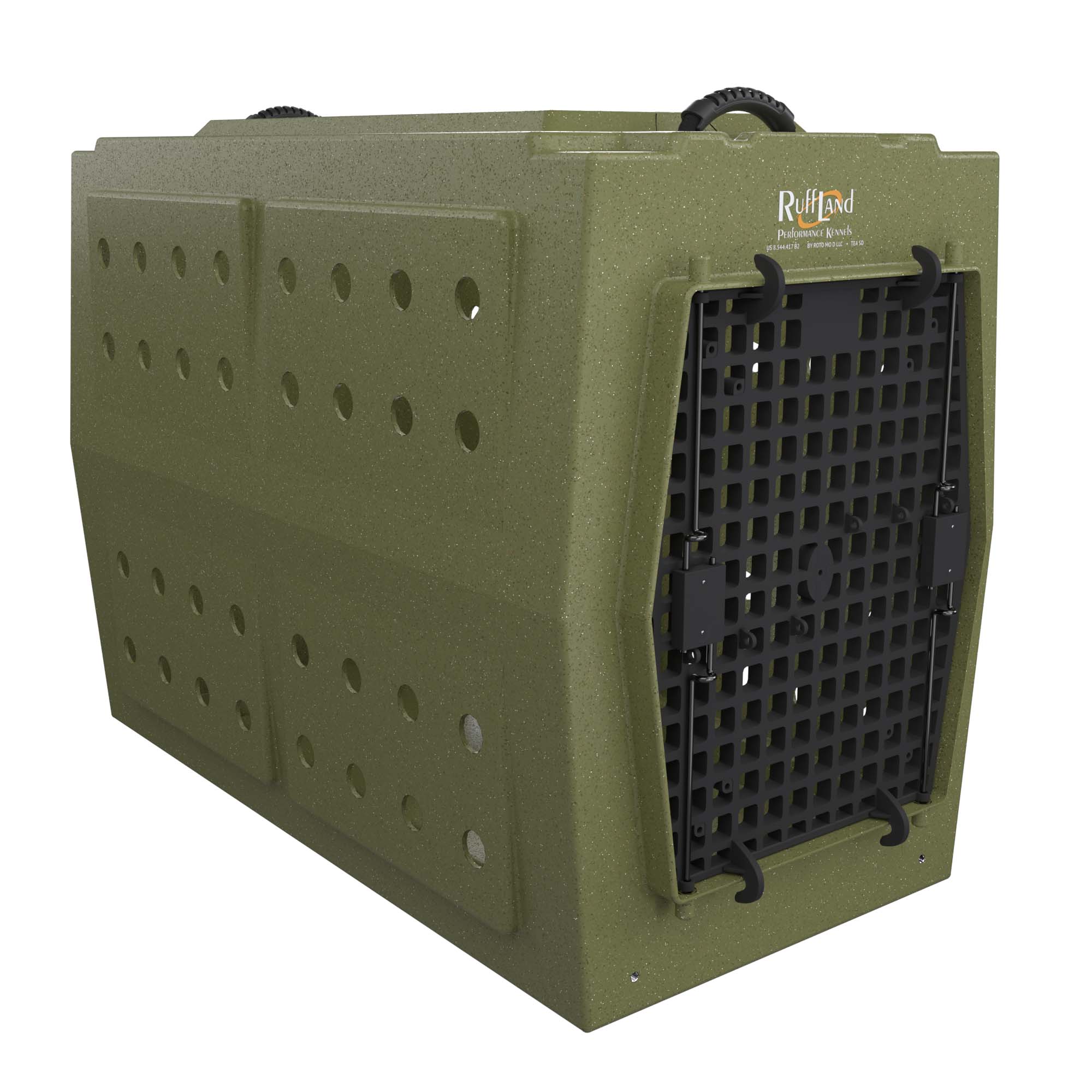 Ruff Land Performance Kennel - OD Green
