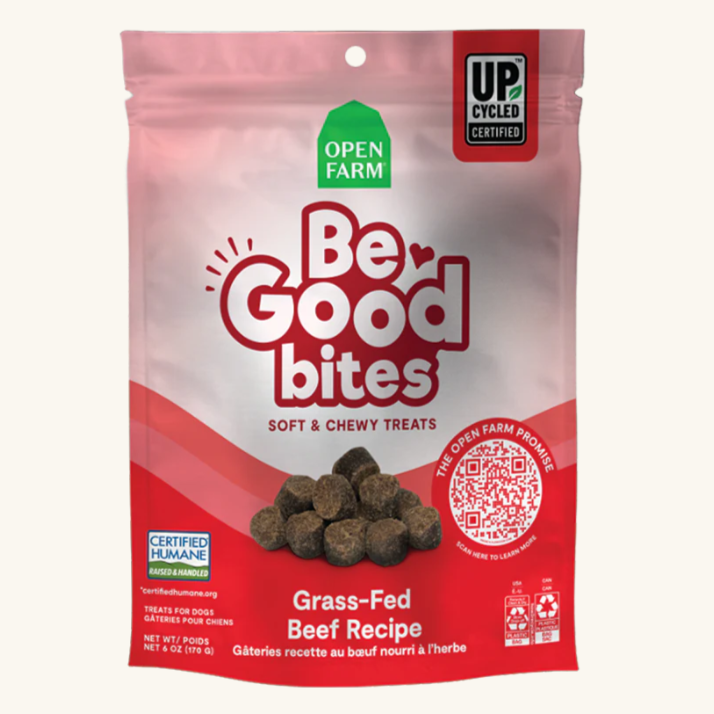 raw rations, open farm be good bites beef