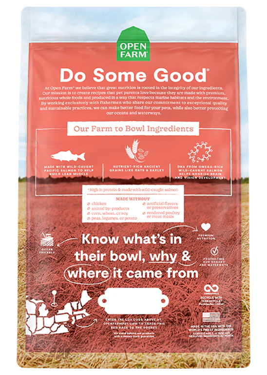 Open Farm Ancient Grains Puppy - Salmon and Sweet Potato Dry Dog Food