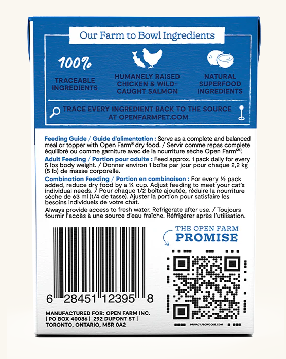 Open Farm Rustic Stew Chicken & Salmon Wet Cat Food