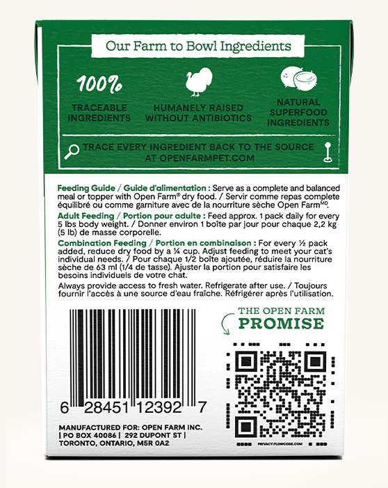 Open Farm Rustic Stew Turkey Wet Cat Food