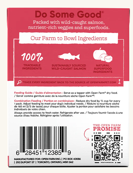 Open Farm Rustic Stew Wild Salmon Wet Dog Food