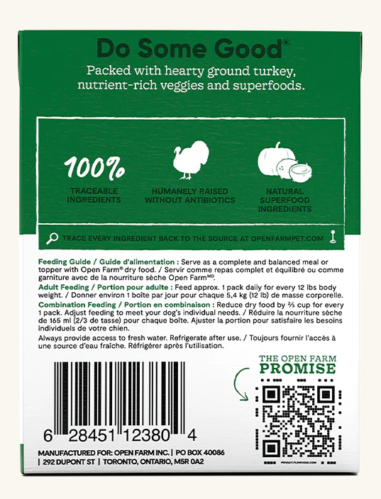 Open Farm Rustic Stew Turkey Wet Dog Food