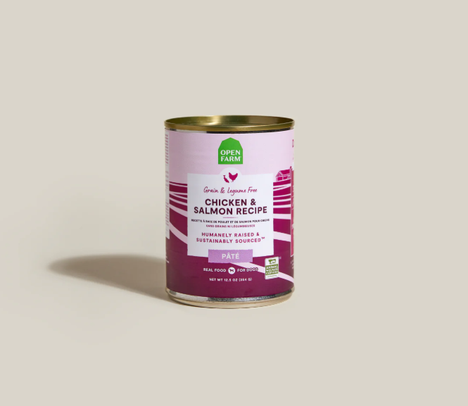 Open Farm Chicken & Salmon Pate For Dogs