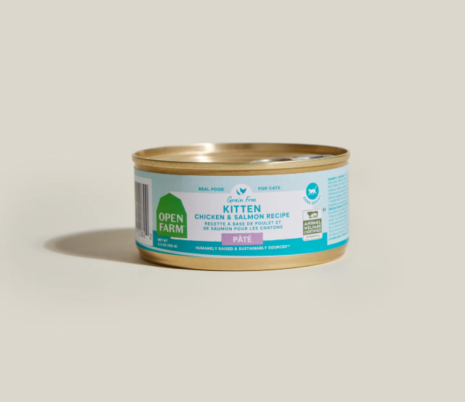 Open Farm Chicken & Salmon Pate For Kittens