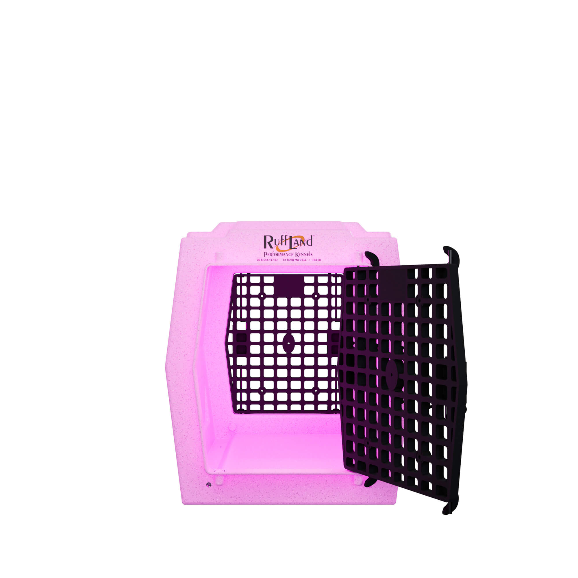 PRE-ORDER Ruff Land Performance Kennel - Light Pink