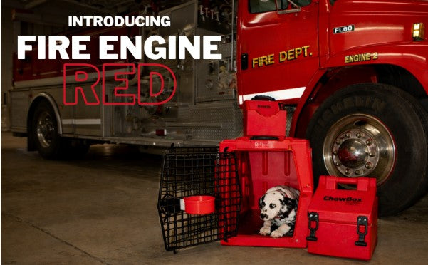 ruff land fire engine red kennel