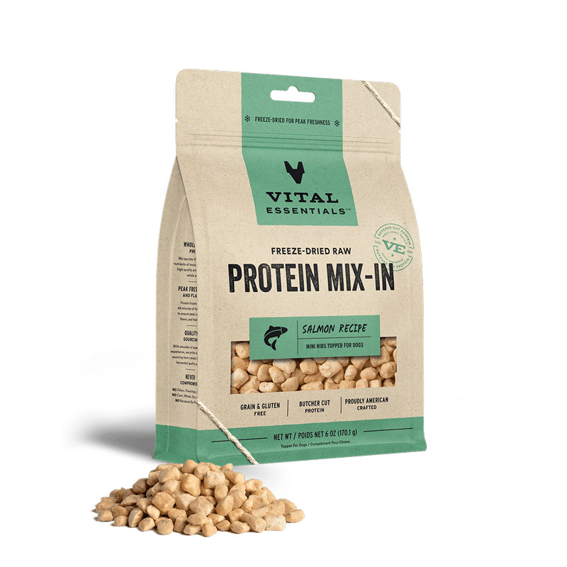 Vital Essentials Freeze-Dried Raw Protein Mix-In Salmon Recipe