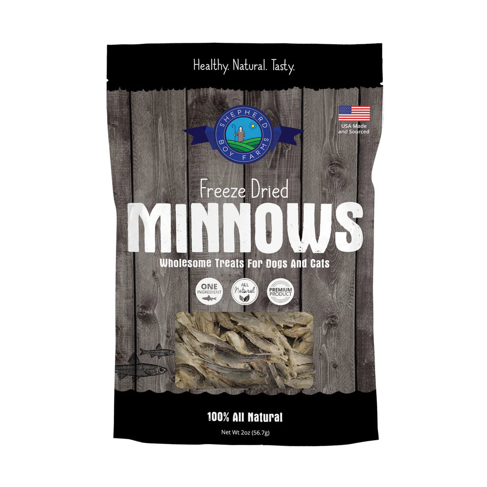 Shepherd Boy Farms Freeze Dried Minnow 2oz