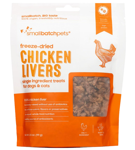 SmallBatch Freeze Dried Chicken Liver Treats