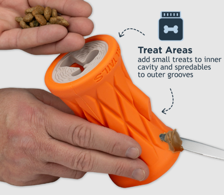 Tall Tails Natural Rubber Trunk 4 inch Toy