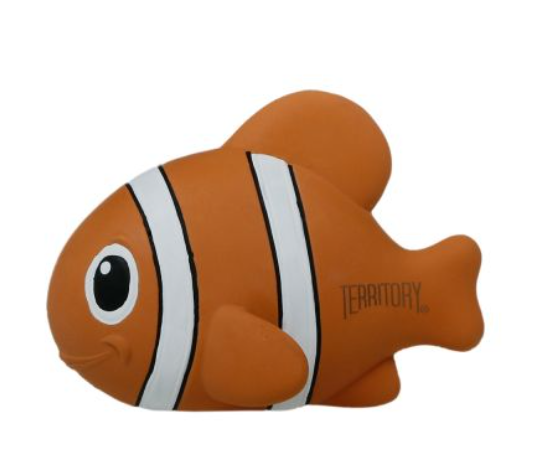 Territory Latex Squeaker Clown Fish 4.5"