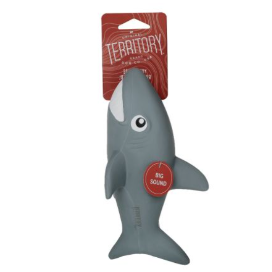 Territory Latex Squeaker Shark 8.8"
