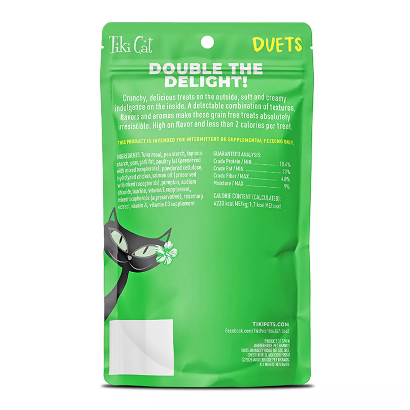 Tiki Cat Chrunchy Duets Tuna 2oz