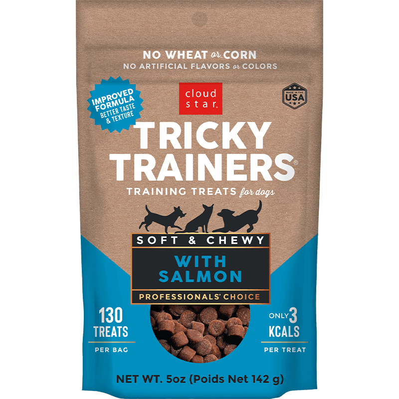 Cloud Star Tricky Trainers Soft and Chewy Salmon