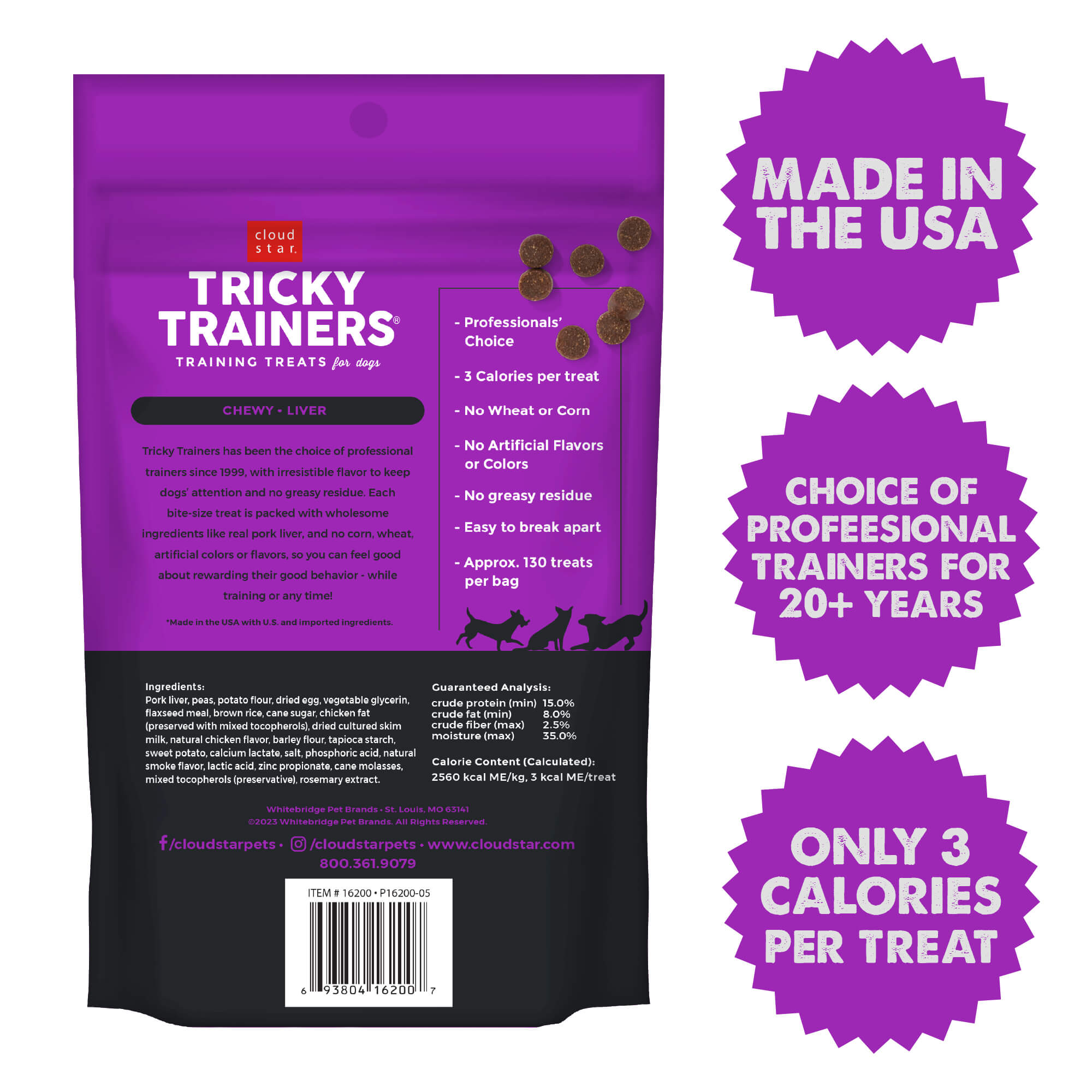 Cloud Star Tricky Trainers Soft and Chewy Liver