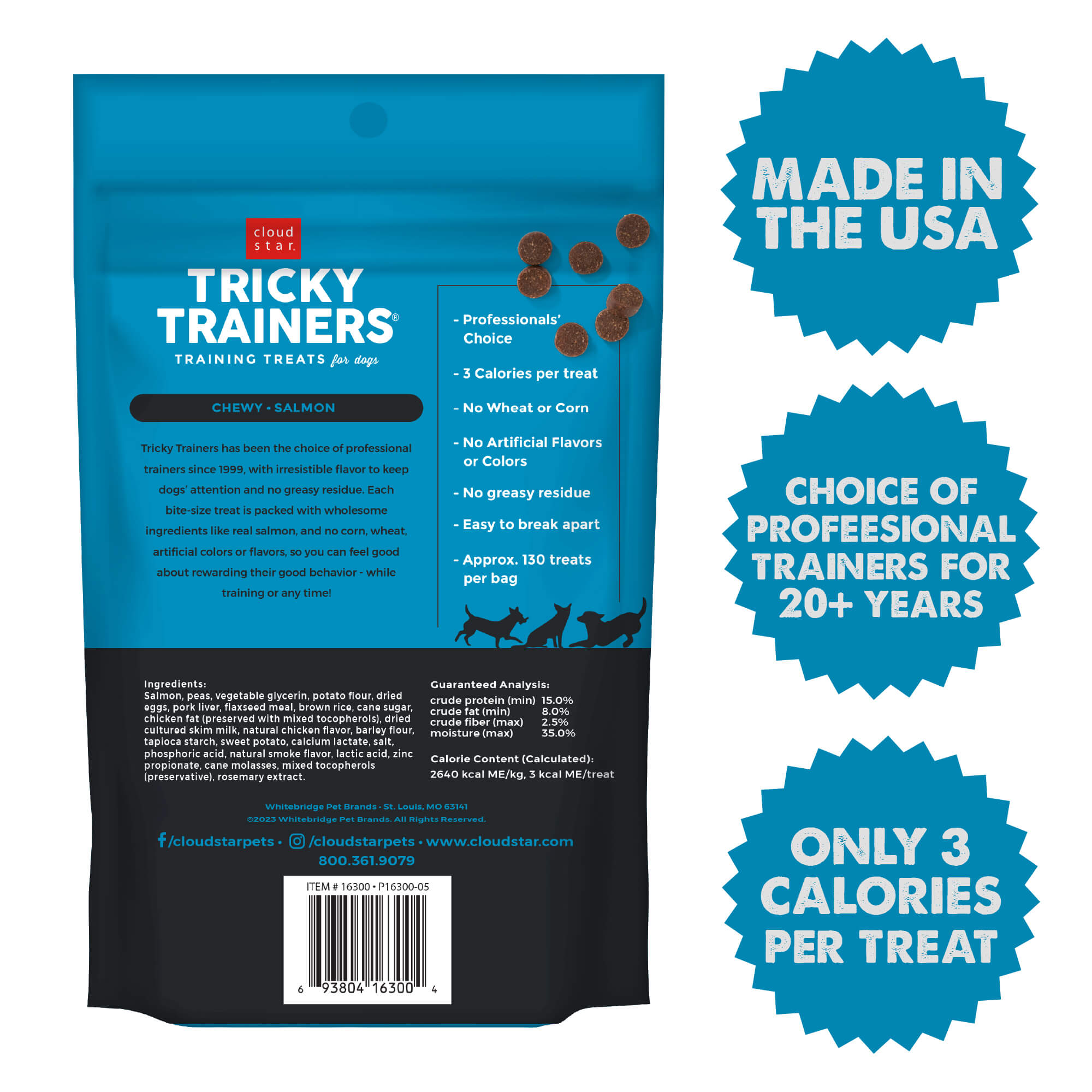 Cloud Star Tricky Trainers Soft and Chewy Salmon